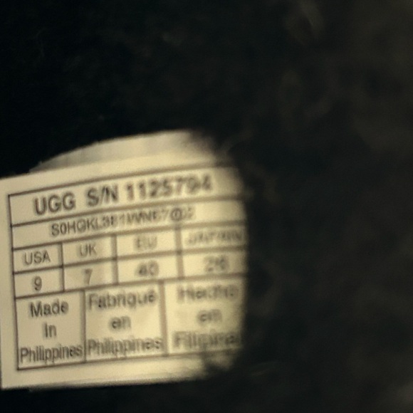 UGG Black Leather Boots - Picture 3 of 8